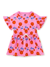 Load image into Gallery viewer, Tea Collection Tie Waist Baby Dress - Indian Poppy