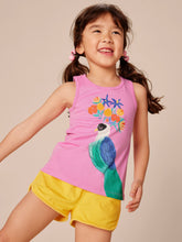 Load image into Gallery viewer, Tea Collection Floral Turaco Tank Top - Perennial Pink