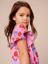 Load image into Gallery viewer, Tea Collection Tie Waist Dress - Indian Poppy