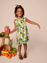 Load image into Gallery viewer, Tea Collection Trapeze Dress - Tropical Fruits
