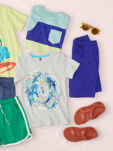 Load image into Gallery viewer, Tea Collection Vacation Shorts - Cosmic Blue