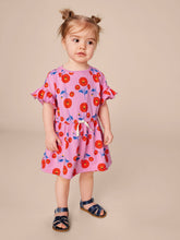 Load image into Gallery viewer, Tea Collection Tie Waist Baby Dress - Indian Poppy