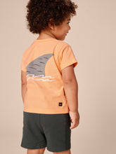 Load image into Gallery viewer, Tea Collection Baby Shark Graphic Baby Tee - Cantaloupe
