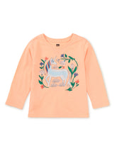 Load image into Gallery viewer, Tea Collection Unicorn Garden Baby Graphic Tee - Salmon
