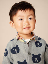 Load image into Gallery viewer, Tea Collection Iconic Baby Cardigan - Baby Bears