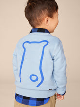 Load image into Gallery viewer, Tea Collection Bear Face Baby Popover - Scenic Blue