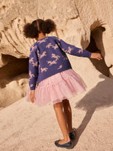 Load image into Gallery viewer, Tea Collection Tiered Tulle Sparkle Dress - Shimmer Sky