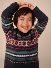 Load image into Gallery viewer, Tea Collection Crew Neck Sweater - Indigo