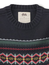 Load image into Gallery viewer, Tea Collection Crew Neck Sweater - Indigo