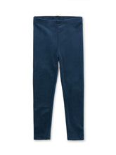 Load image into Gallery viewer, Tea Collection Velour Leggings - Bedford Blue