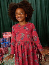 Load image into Gallery viewer, Tea Collection Long Sleeve Wrap Neck Dress - Turkish Tea Floral