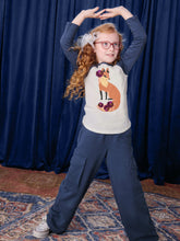 Load image into Gallery viewer, Tea Collection Fancy Fox Graphic Raglan Tee - Chalk