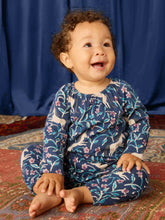 Load image into Gallery viewer, Tea Collection Raglan Baby Romper - Unicorn Tile