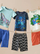 Load image into Gallery viewer, Tea Collection Gym Baby Shorts - Majorelle Blue