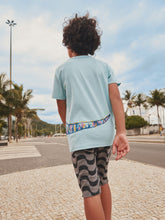 Load image into Gallery viewer, Tea Collection Graffiti Iguana Graphic Baby Tee - Canal Blue