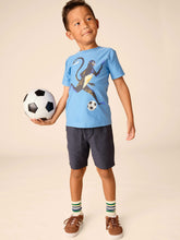 Load image into Gallery viewer, Tea Collection Soccer Monkey Graphic Tee - Pacific Coast
