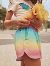 Load image into Gallery viewer, Tea Collection Tie Waist Shorts - Rio Rainbow