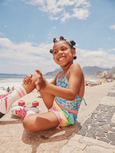 Load image into Gallery viewer, Tea Collection Tie Waist Baby Shorts - Rio Rainbow