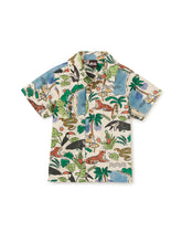 Load image into Gallery viewer, Tea Collection Printed Camp Baby Shirt - Rio Animal Scenic