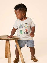 Load image into Gallery viewer, Tea Collection Cloud Forest Frogs Graphic Baby Tee - Heather Grey
