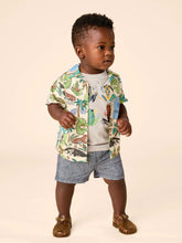 Load image into Gallery viewer, Tea Collection Printed Camp Baby Shirt - Rio Animal Scenic