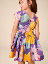 Load image into Gallery viewer, Tea Collection Button Back Skirted Dress - Tropical Floral