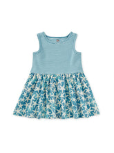 Load image into Gallery viewer, Tea Collection Print Mix Skirted Baby Dress - Watercolor Starfish