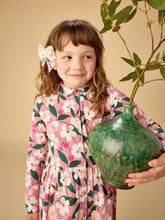 Load image into Gallery viewer, Tea Collection Collared Shirtdress - Cherry Blossoms