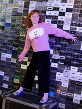 Load image into Gallery viewer, Tea Collection Fluffy Puppy Sweater - Hydrangea