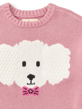 Load image into Gallery viewer, Tea Collection Fluffy Puppy Baby Sweater - Hydrangea