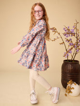 Load image into Gallery viewer, Tea Collection Corduroy Henley Shirtdress - Japanese Floral