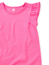 Load image into Gallery viewer, Tea Collection Pom Flutter Top - Carousel Pink