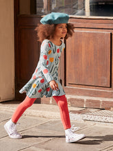 Load image into Gallery viewer, Tea Collection Drop Waist Skater Dress- Painted Tulip