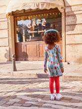 Load image into Gallery viewer, Tea Collection Drop Waist Skater Dress- Painted Tulip