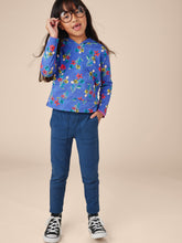 Load image into Gallery viewer, Tea Collection Playwear Jeggings- Whale Blue