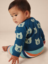 Load image into Gallery viewer, Tea Collection Iconic Baby Cardigan - Brave Bear