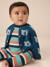 Load image into Gallery viewer, Tea Collection Striped Raglan Romper - Seaspray