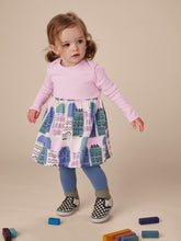 Load image into Gallery viewer, Tea Collection Print Mix Skirted Baby Dress - Parisian Homes