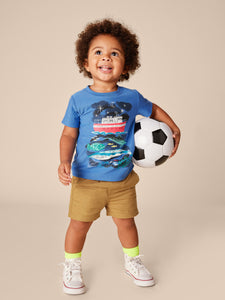 Tea Collection Sea Life Graphic Baby Tee - Mariner Blue