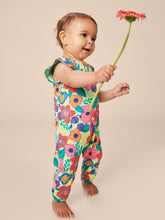 Load image into Gallery viewer, Tea Collection Flutter Sleeve Baby Romper - Painterly Floral