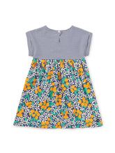 Load image into Gallery viewer, Tea Collection Mixed Print Empire Dress - Orange Floral