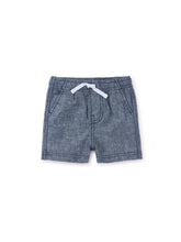 Load image into Gallery viewer, Tea Collection Chambray Baby Sport Shorts - Indigo