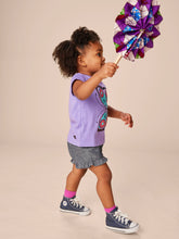 Load image into Gallery viewer, Tea Collection Ruffle Hem Baby Shorts - Indigo Chambray