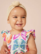 Load image into Gallery viewer, Tea Collection Tulip Sleeve Baby Romper - Mariposas