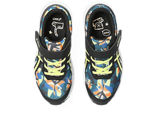 Load image into Gallery viewer, Asics Contend 8 PS (Velcro) - Black/Glow Yellow