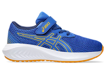 Load image into Gallery viewer, Asics Pre Excite 10 PS (Velcro) - Illusion Blue/Amber