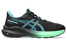 Load image into Gallery viewer, Asics GT-1000 13 GS - Black/Digital Aqua