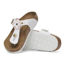 Load image into Gallery viewer, Birkenstock Gizeh Flowers - White