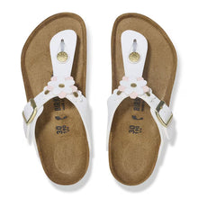 Load image into Gallery viewer, Birkenstock Gizeh Flowers - White
