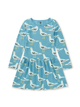 Load image into Gallery viewer, Tea Collection Long Sleeve Pocket Dress - Seagulls